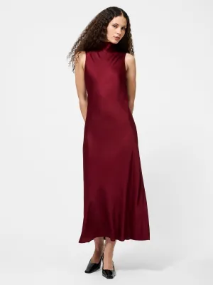 Editorial Piece ENNIS SATIN SLEEVELESS BOW MIDI DRESS All Look Comfy Yet Stylish ENNIS SATIN SLEEVELESS BOW MIDI DRESS