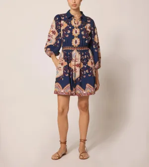 Effortless Fit Wear Leigh Mini Dress | Navy Lagos Leigh Mini Dress | Navy Lagos Structured-Shape