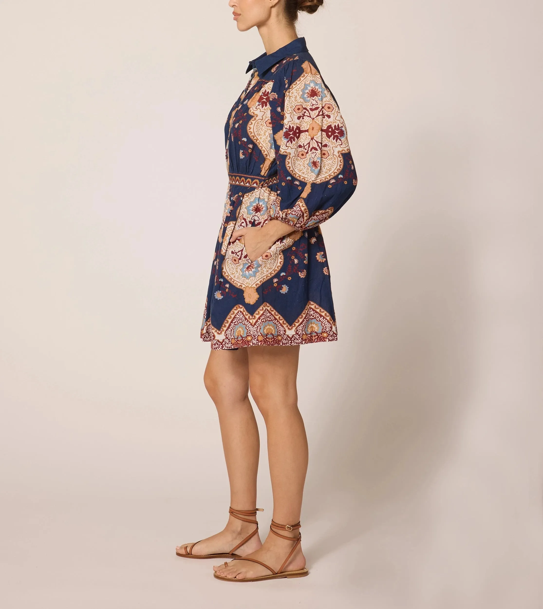 Leigh Mini Dress | Navy Lagos Fashion Look