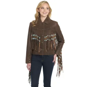 Effortless Style Cripple Creek Womens Hand-Laced Bone Pipe Classic Coffee Leather Leather Jacket Anywhere Fit Couple Look Work Ready Cripple Creek Womens Hand-Laced Bone Pipe Classic Coffee Leather Leather Jacket