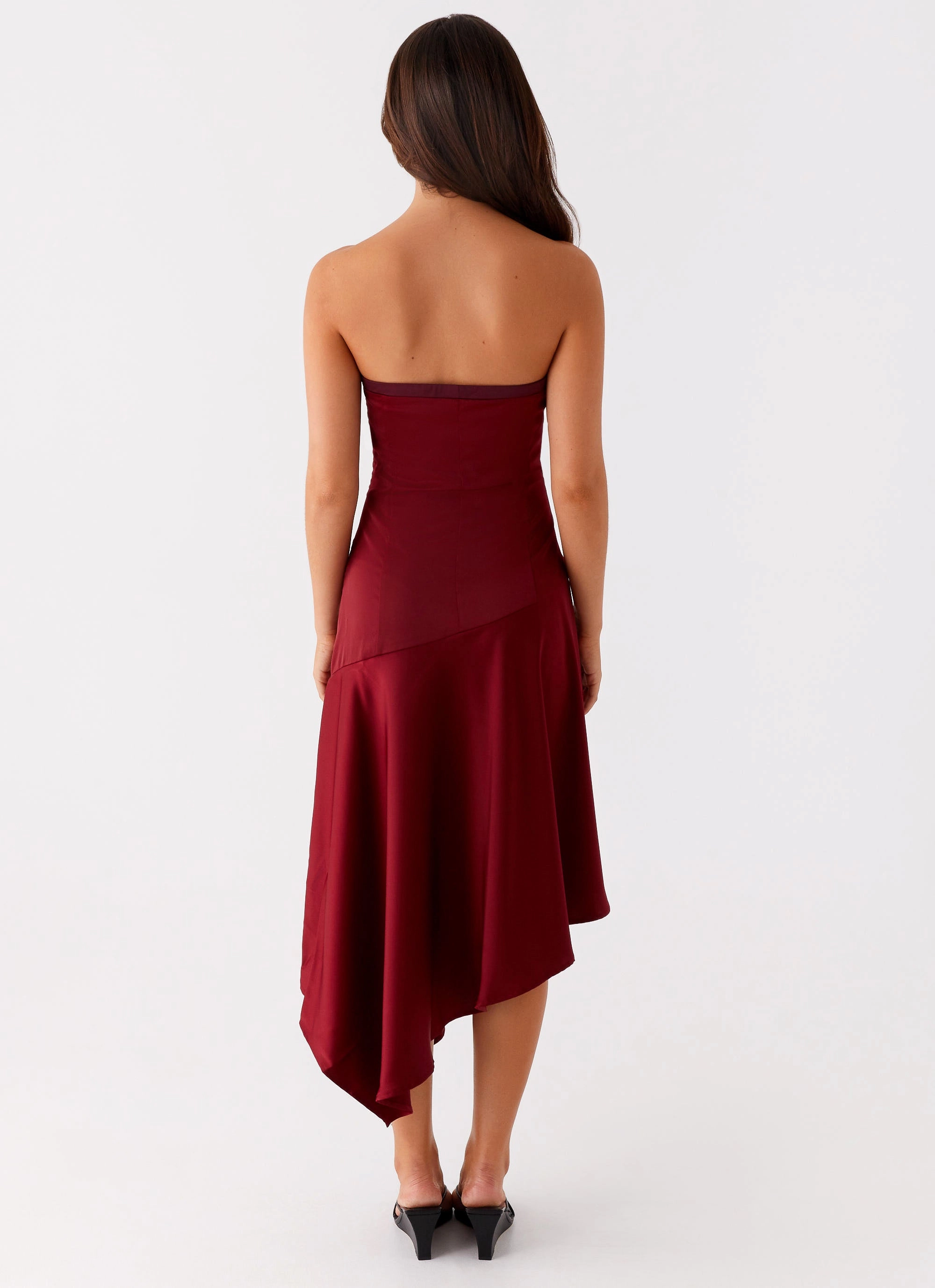 Luxe Appeal Matisse Midi Dress - Red
