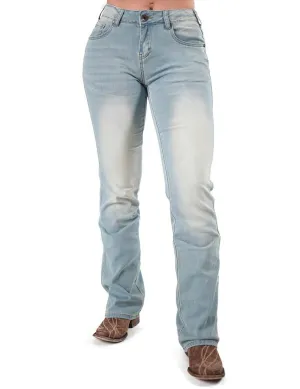 Elegant Energy Cowgirl Tuff Womens Summer Breeze Light Wash Cotton Blend Jeans Cowgirl Tuff Womens Summer Breeze Light Wash Cotton Blend Jeans Minimalist Night Out Smooth