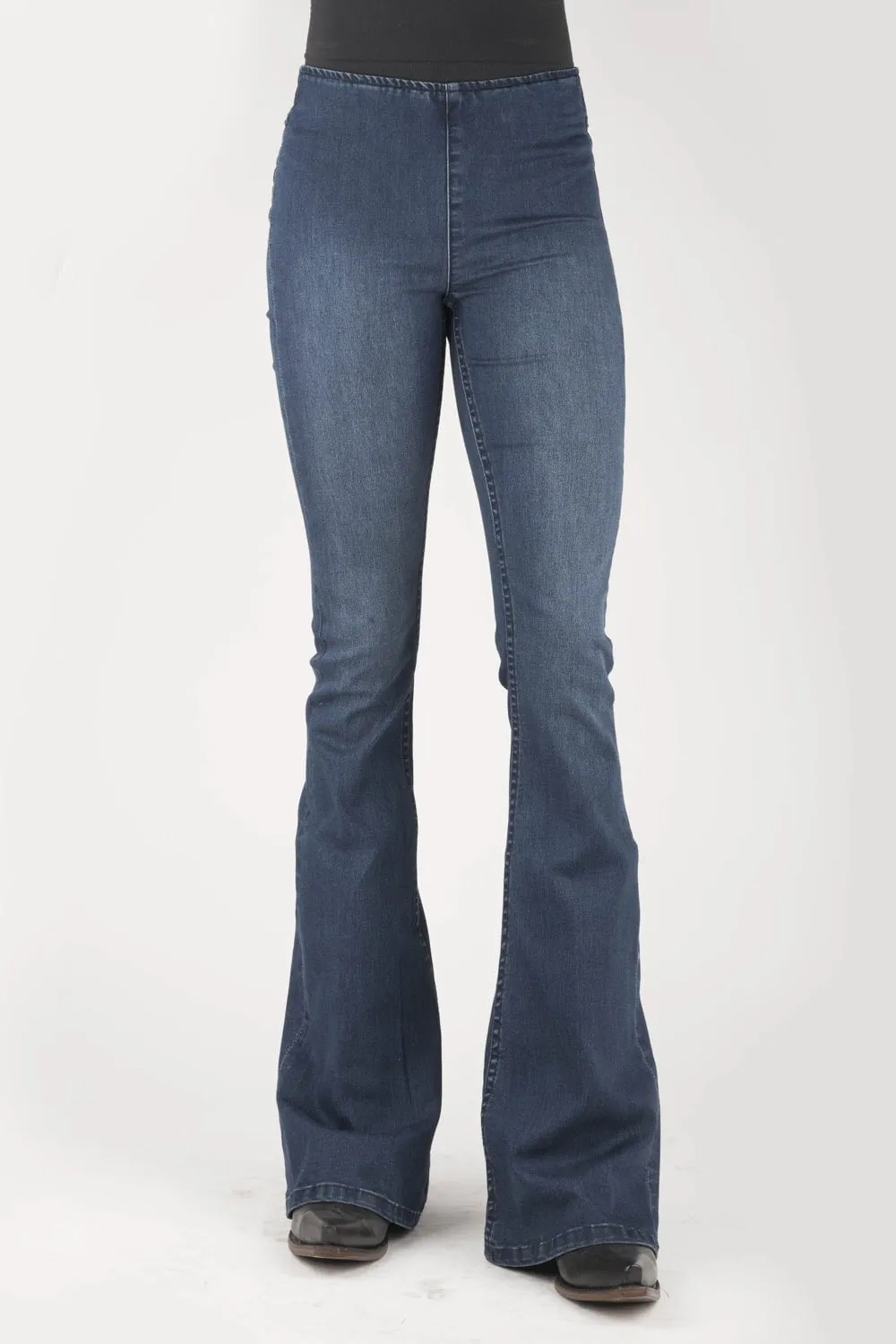 Unisex Attire Tin Haul Womens Blue Cotton Blend 825 Harlow High Rise Jeans
