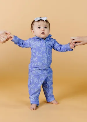 Elegant Floral | Baby Rashguard One-Piece (Unisex)