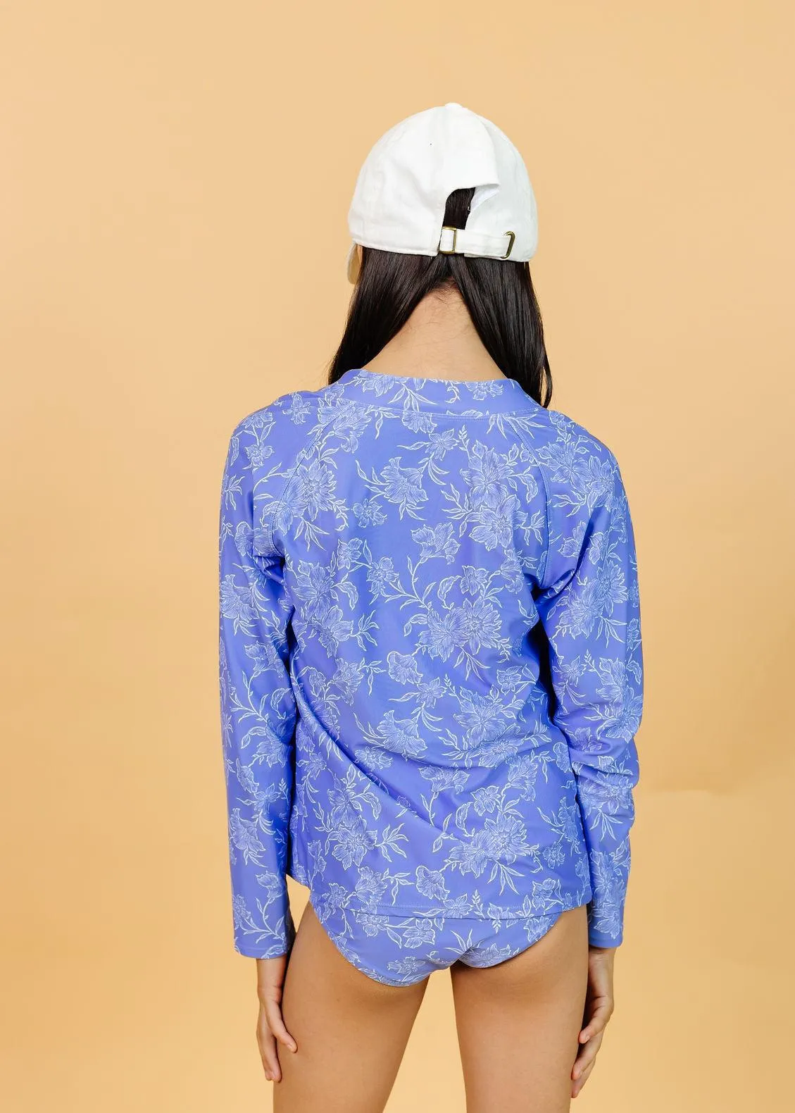 Elegant Floral | Youth Rashguard Top (Unisex)