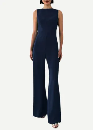 Elegant Waist Fit Ines Jumpsuit in Ink Ines Jumpsuit in Ink Romantic Mood Clean Touch