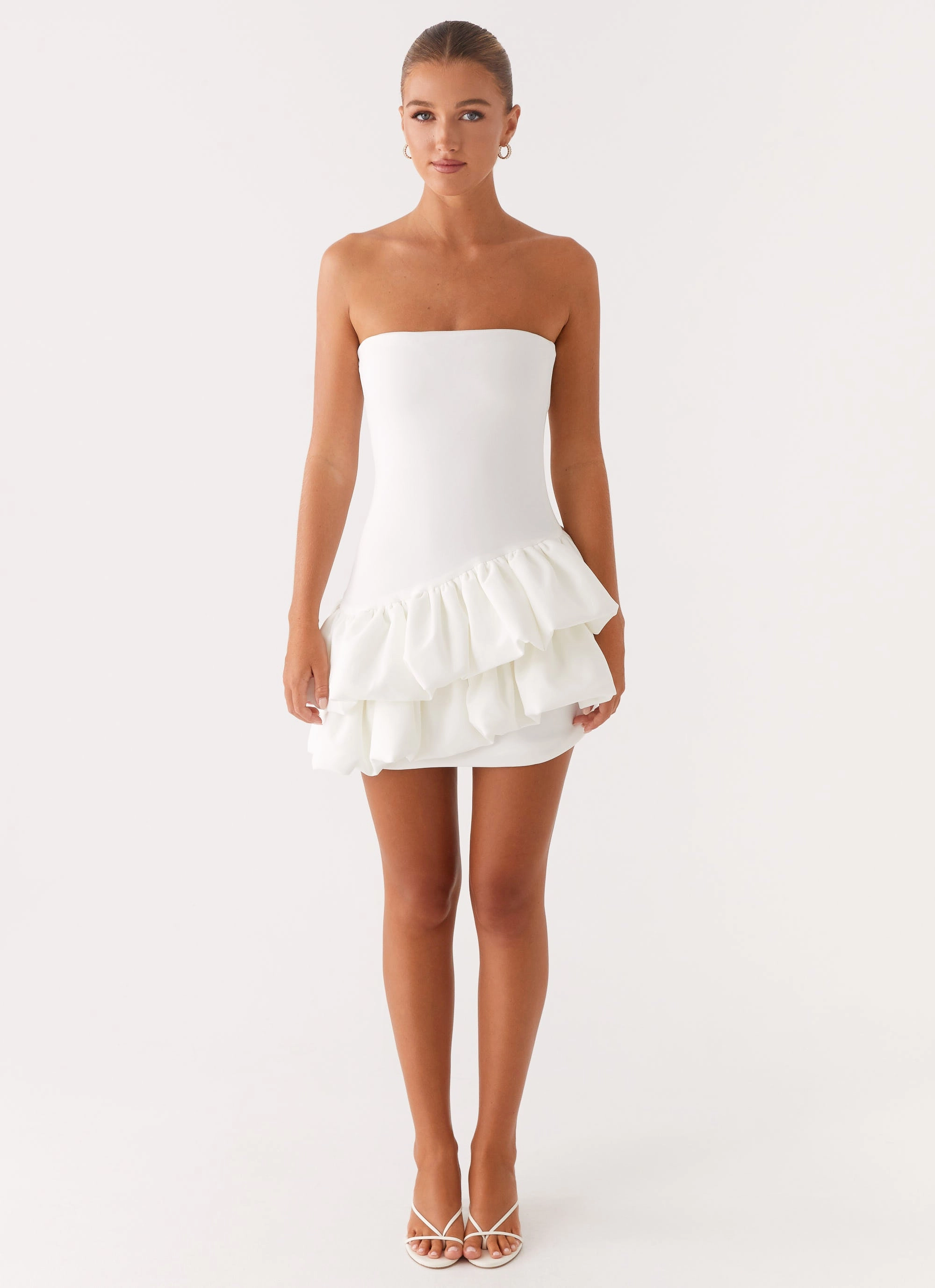 Work Ready Style Upgrade Marie Mini Dress - White
