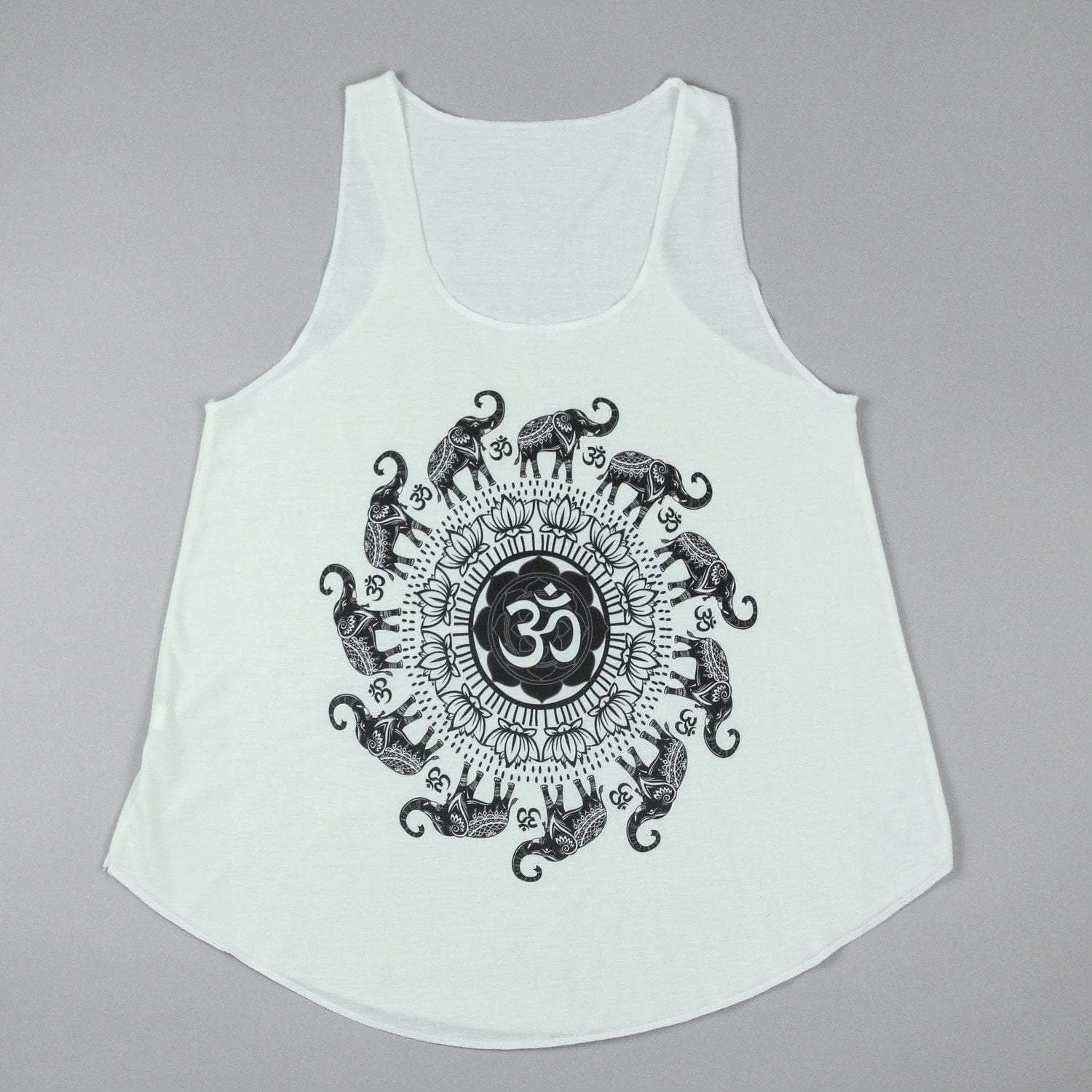 Elephant and Om Women's Tank Top