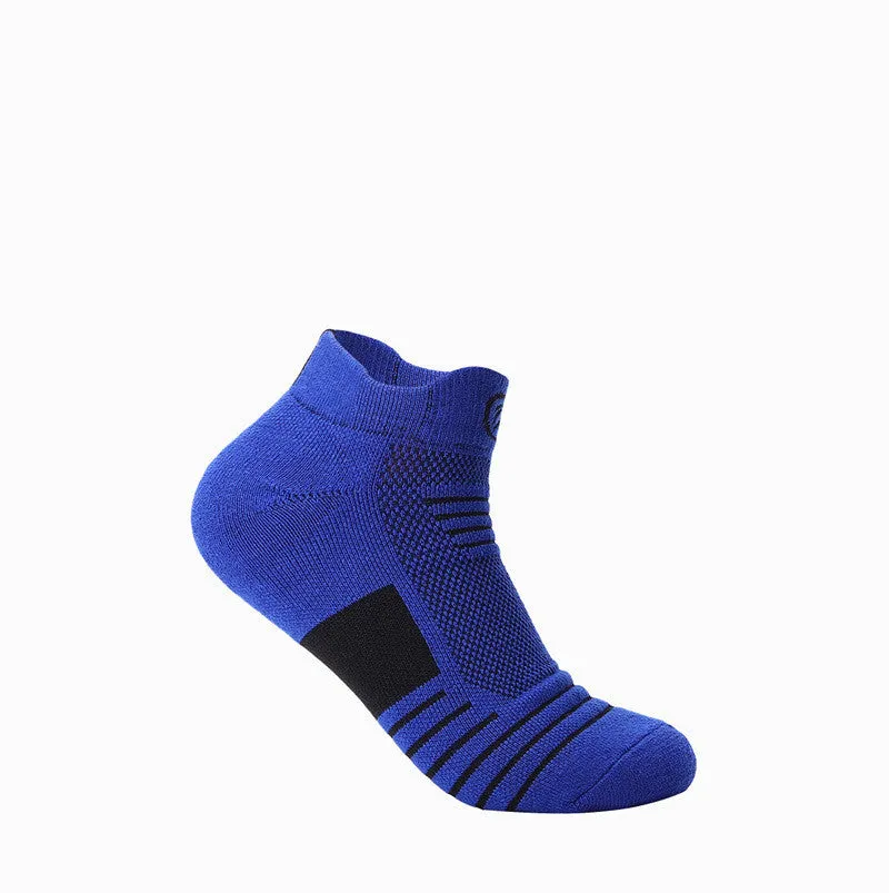 Elite Men's Low Cut Sports Socks | Sweat-Absorbent for Basketball & Running