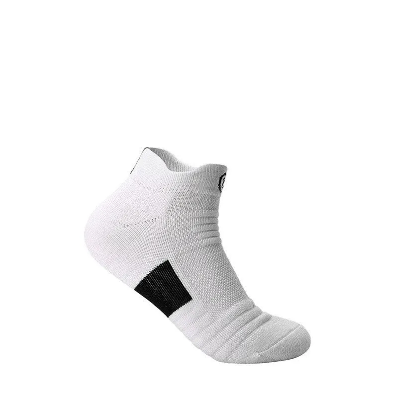 Elite Men's Low Cut Sports Socks | Sweat-Absorbent for Basketball & Running