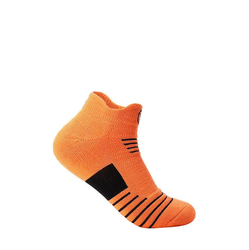 Elite Men's Low Cut Sports Socks | Sweat-Absorbent for Basketball & Running