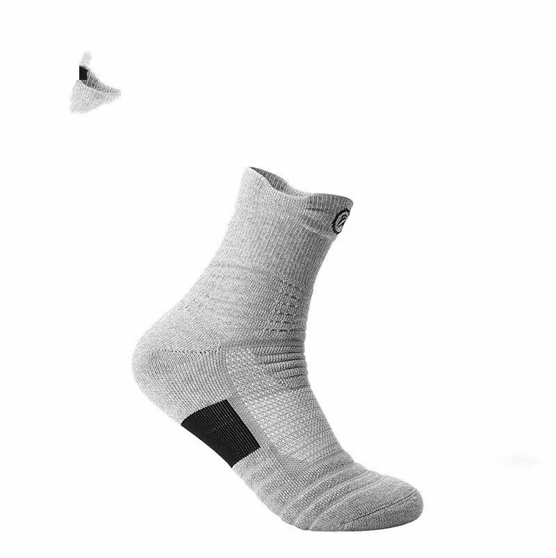 Elite Men's Low Cut Sports Socks | Sweat-Absorbent for Basketball & Running