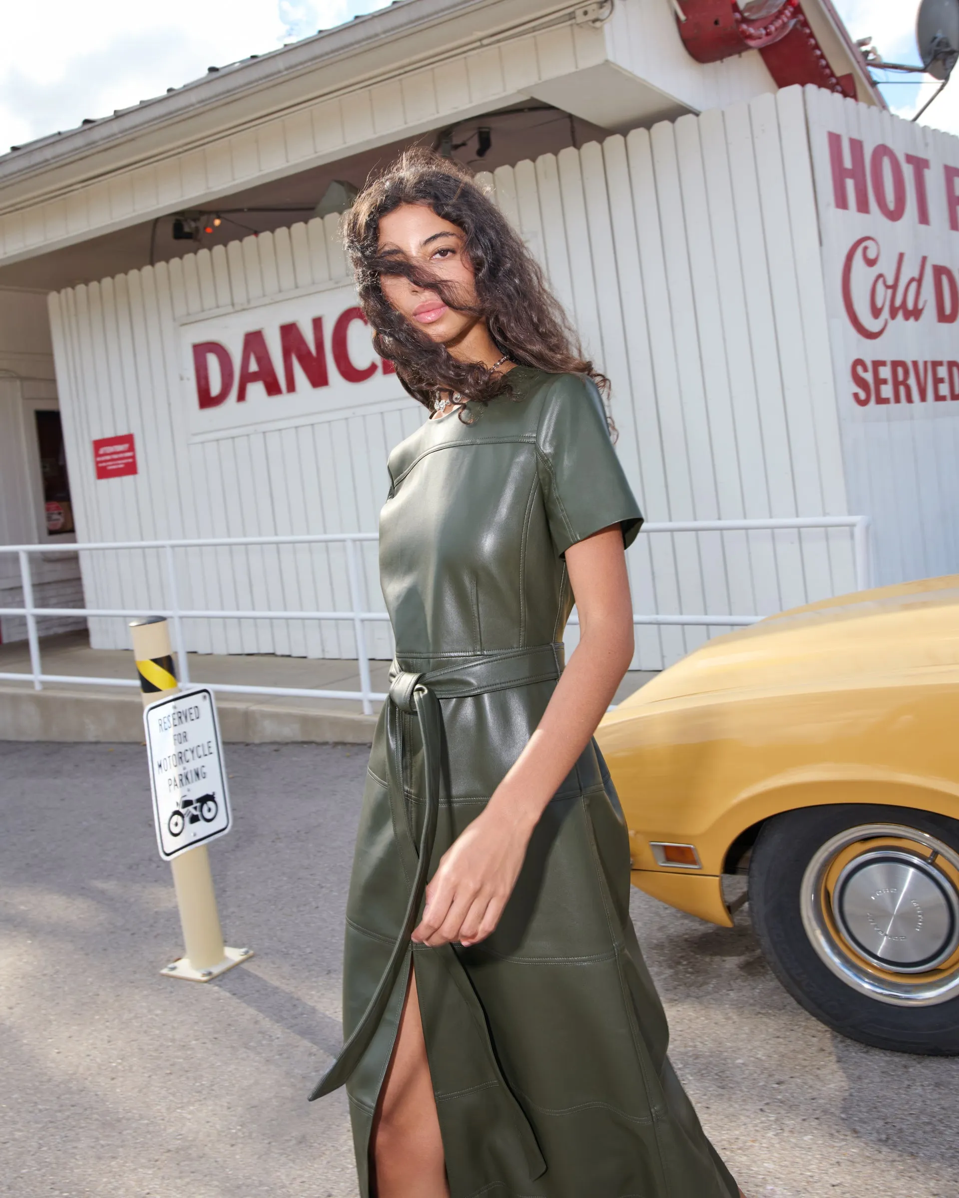 Sculpted Detail Warm-Layer Ella Dress