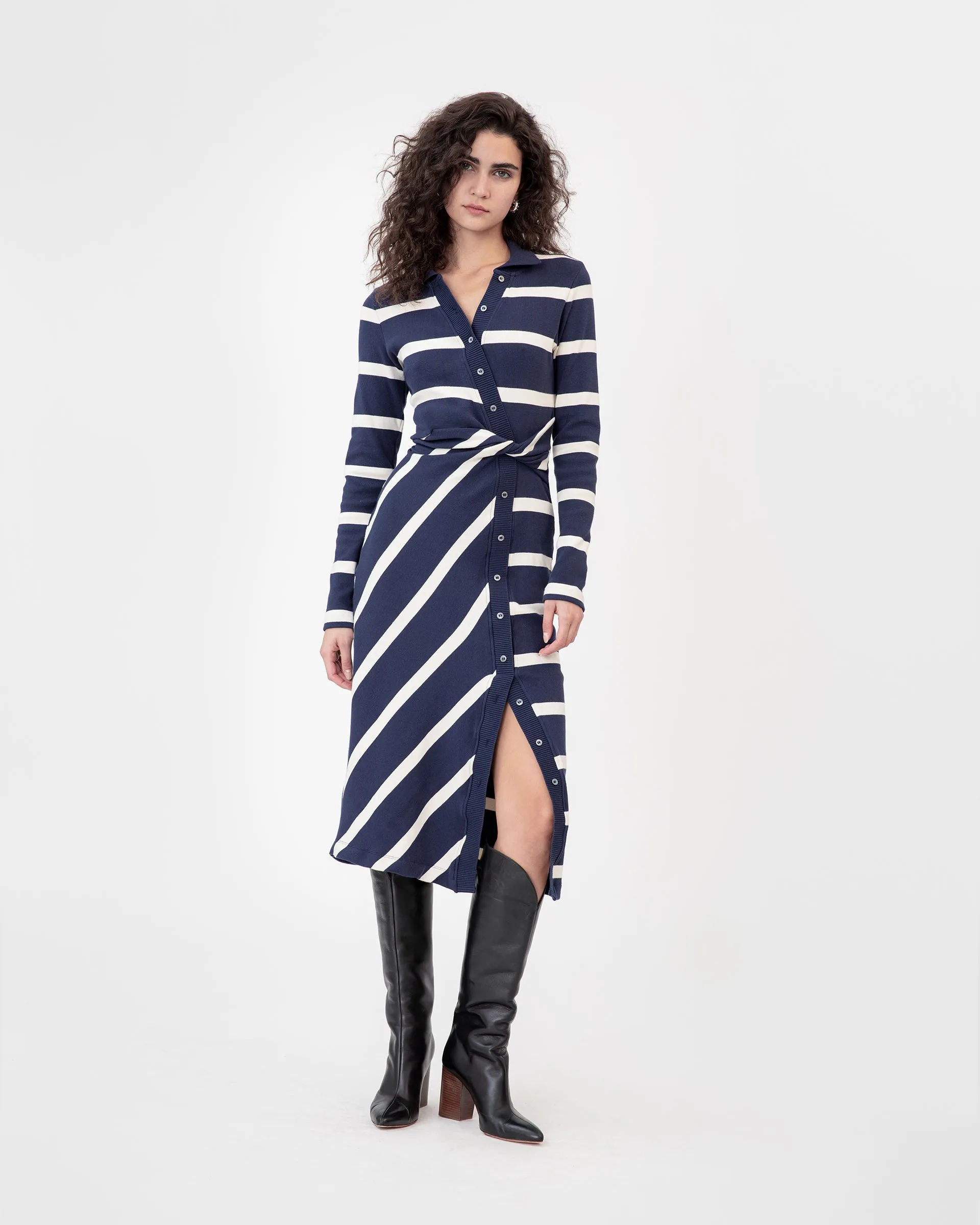Dreamy Touch Cozy Texture Ellicot Dress