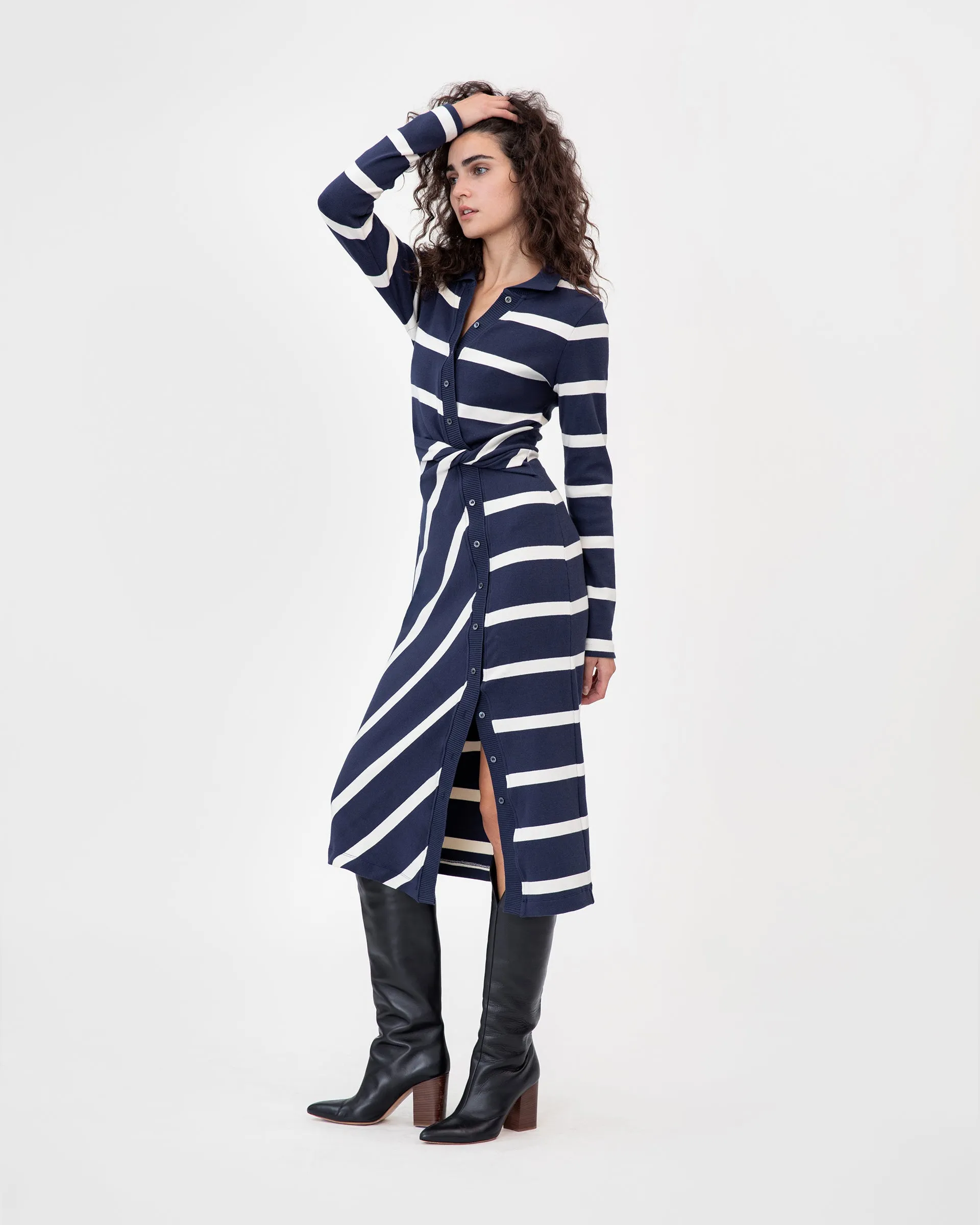 Timeless office dress Stylish Waistband Fit Ellicot Dress