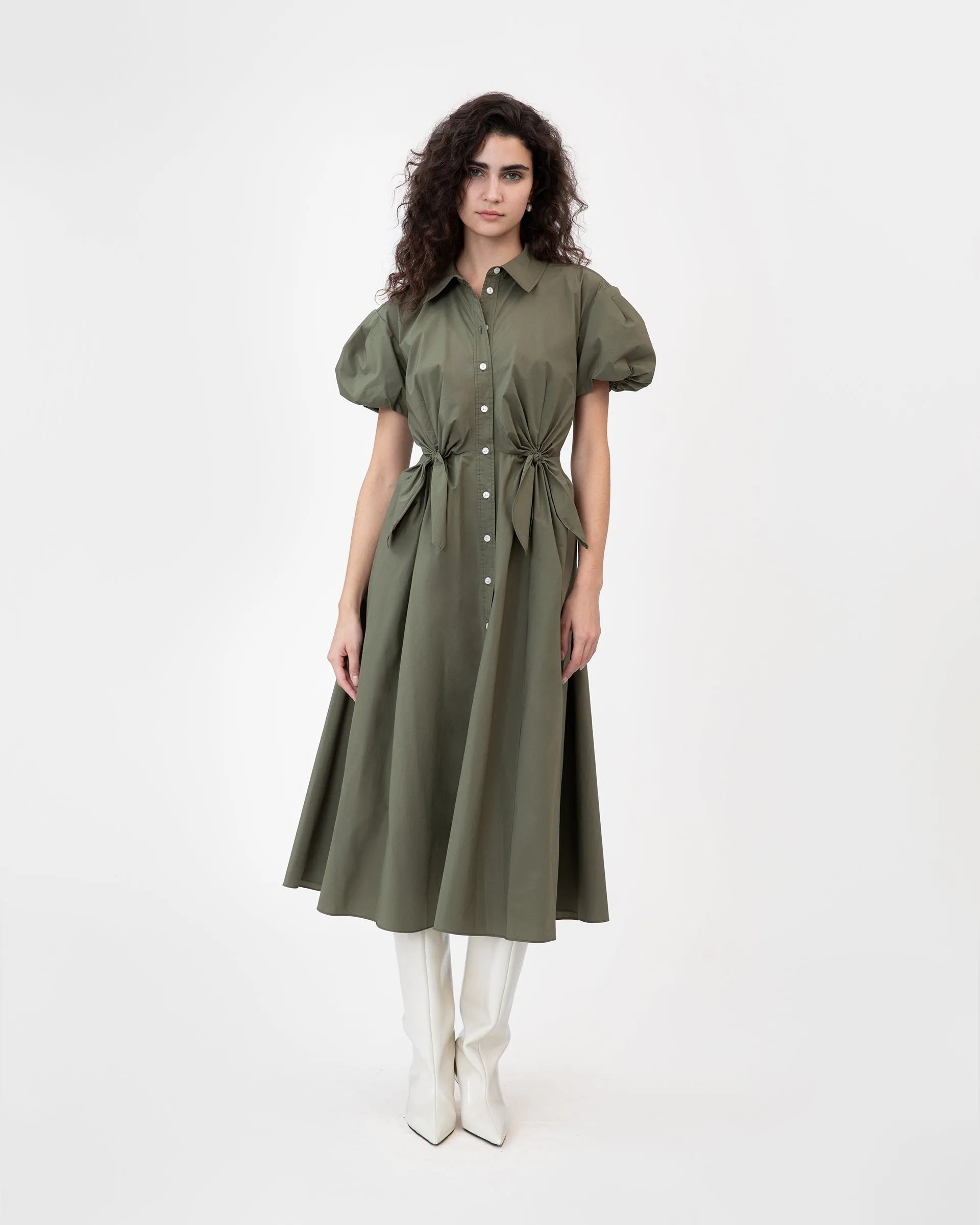 Elza Dress Chic Waist Tailored Comfort