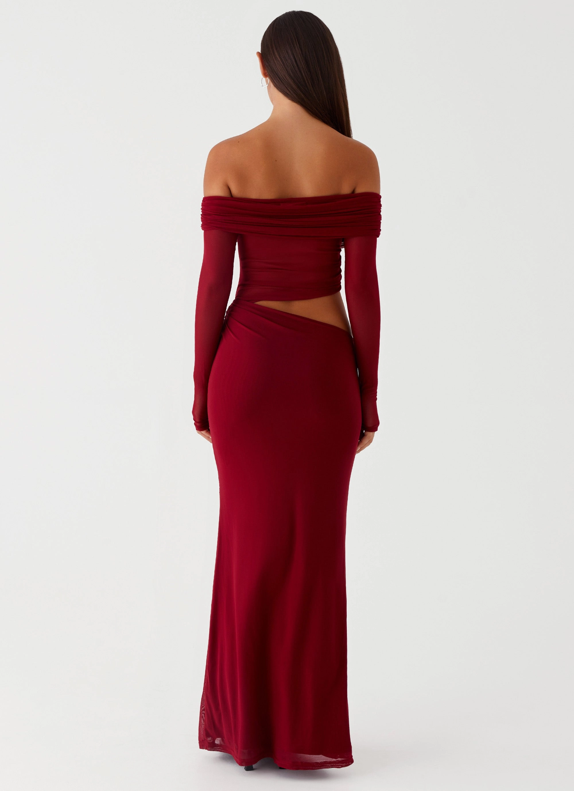 Emery Maxi Dress - Cherry Red Casual Style Wear Stylish Comfort