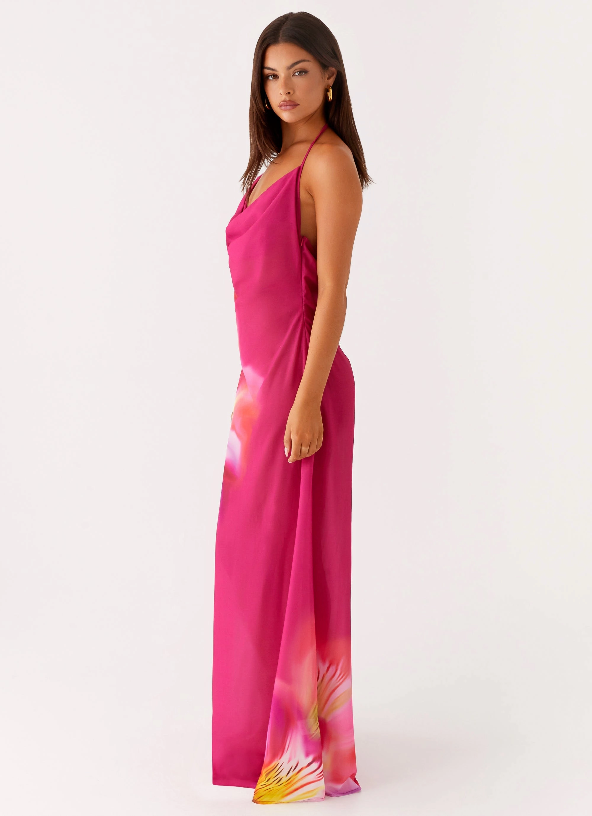Balanced Look Fantasy Maxi Dress - Pink Tropical