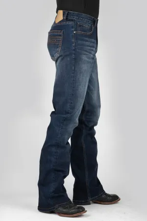 Engineered fit Tin Haul Mens 421 Regular Joe Blue Cotton Blend Jeans Trendy Wear Tin Haul Mens 421 Regular Joe Blue Cotton Blend Jeans