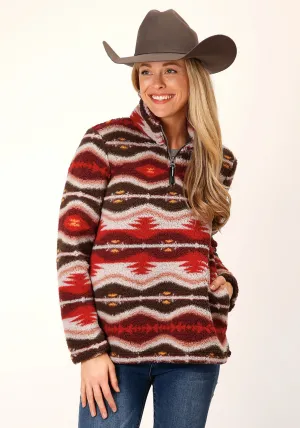 Essential Tone Roper Womens Blanket Aztec Polar Multi-Color Fleece Fleece Jacket Roper Womens Blanket Aztec Polar Multi-Color Fleece Fleece Jacket Morning Stroll Streetwear Fan