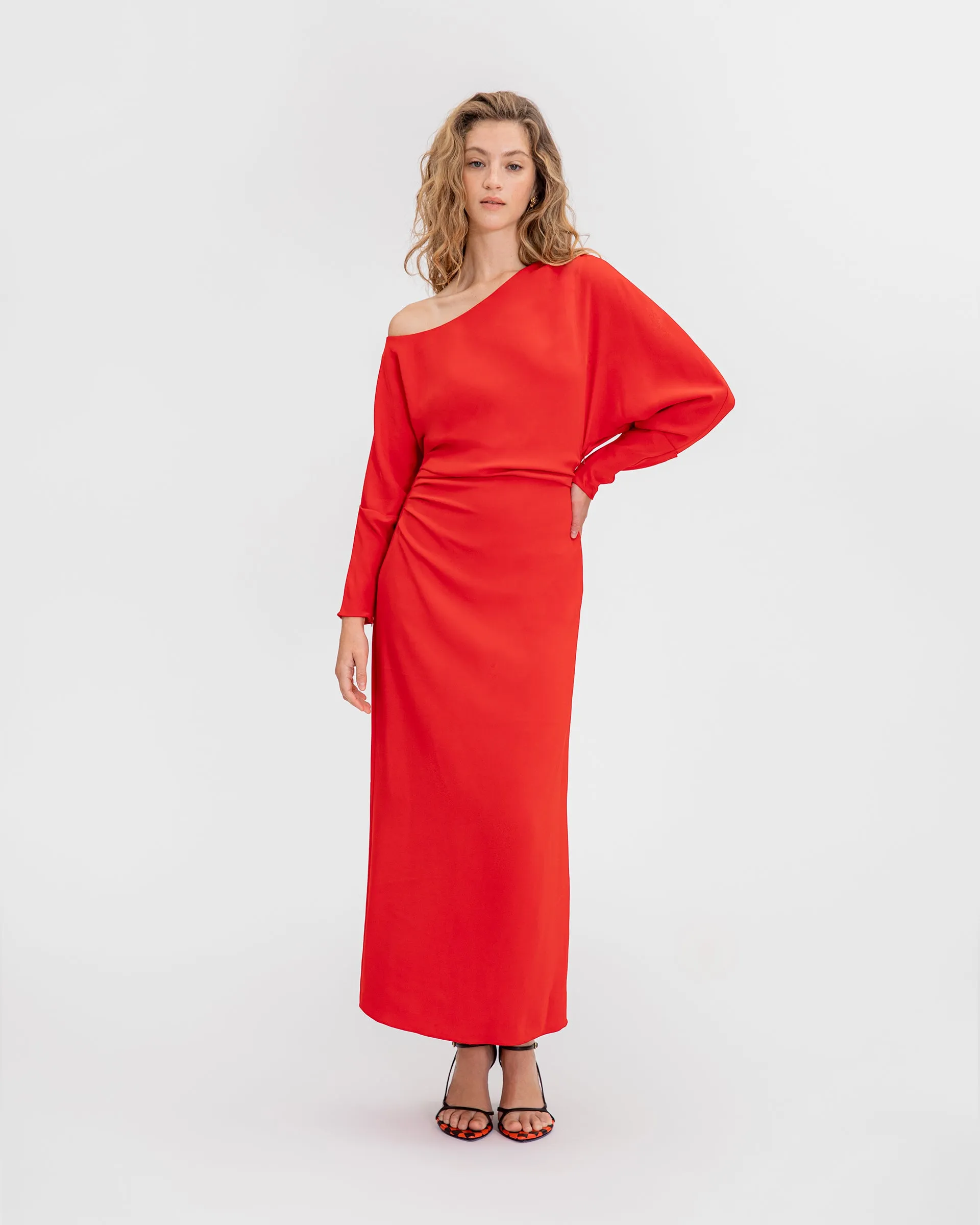 Georgie Dress Unique Print Red-Carpet