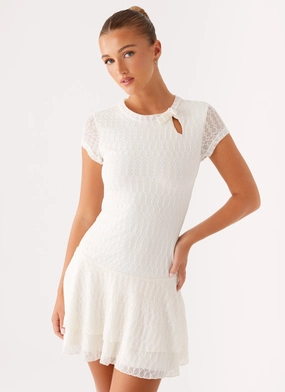 Esty Mini Dress - Ivory Must Have Airy Base Esty Mini Dress - Ivory