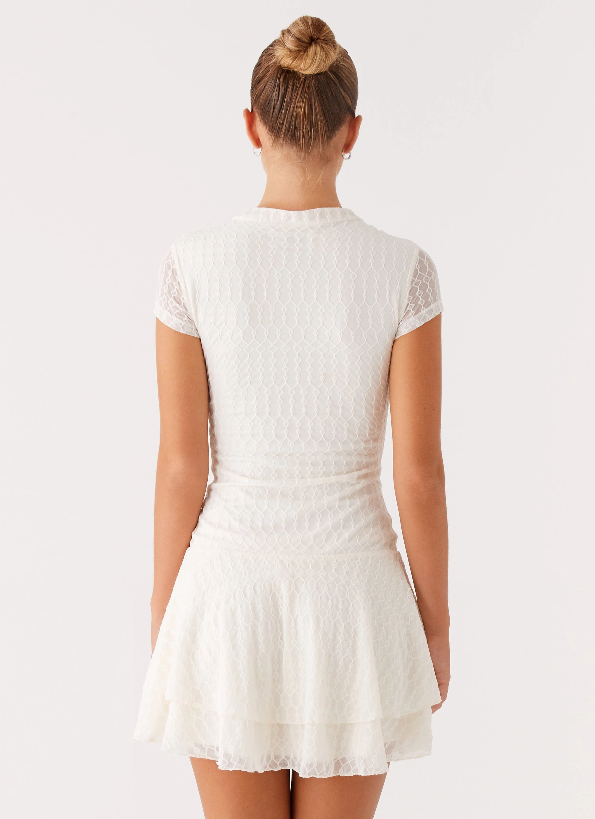 Style Upgrade Esty Mini Dress - Ivory