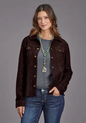 Everyday Detail Stetson Womens Suede Shirt Brown Lamb Leather Leather Jacket Trend Design Street Routine Stetson Womens Suede Shirt Brown Lamb Leather Leather Jacket