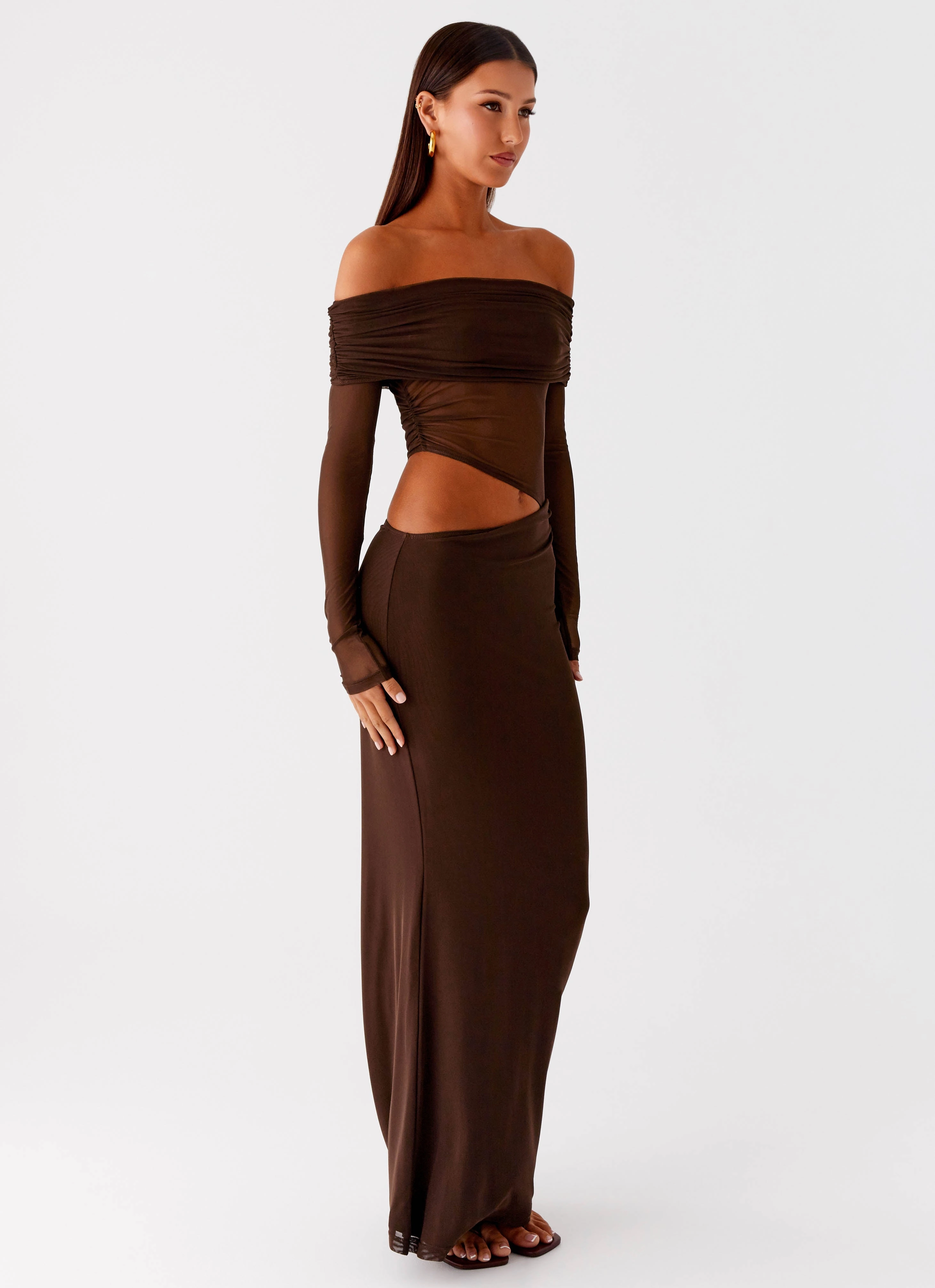 Emery Maxi Dress - Chocolate Fresh Tones