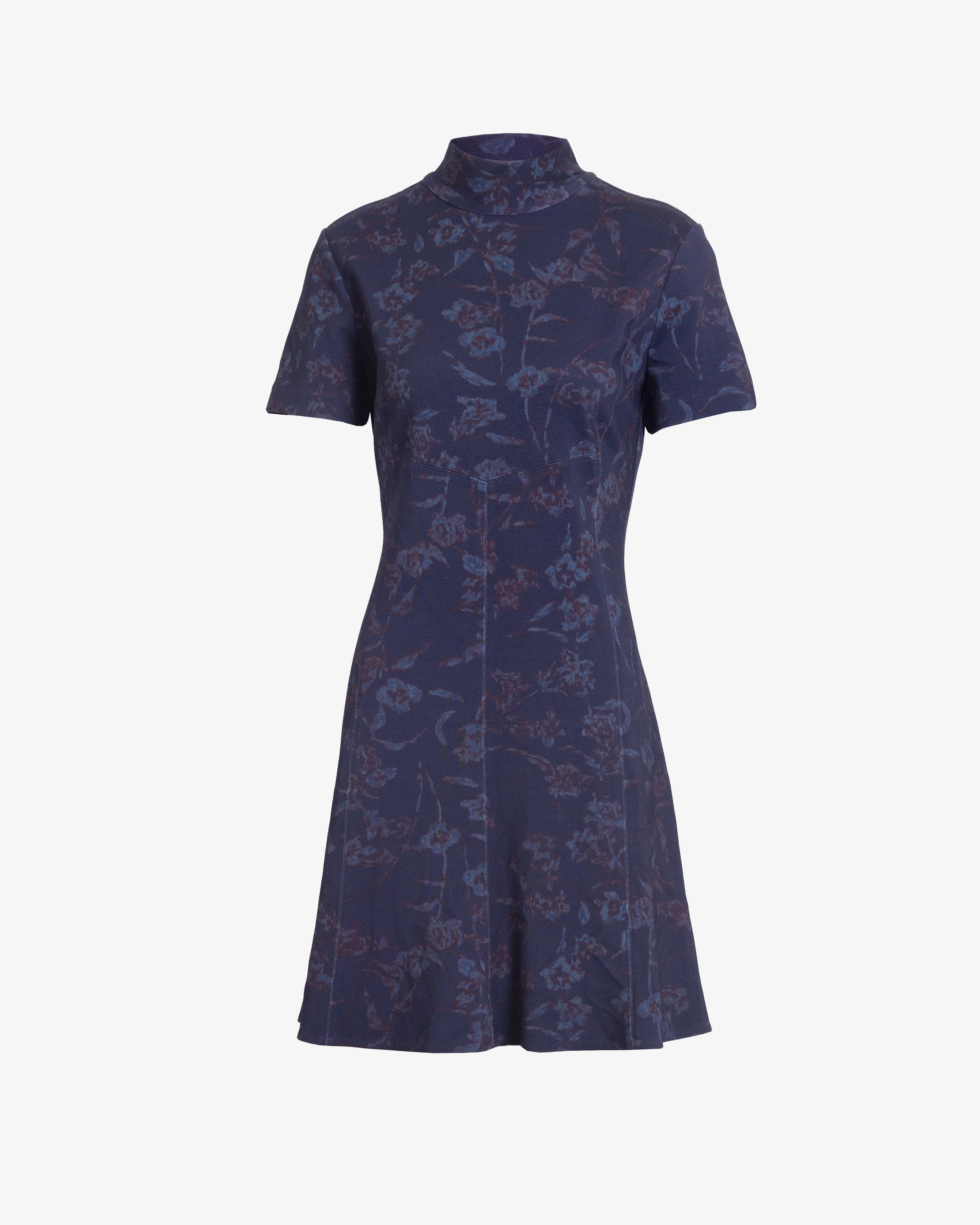 Clasp-Closure Short Thea Dress