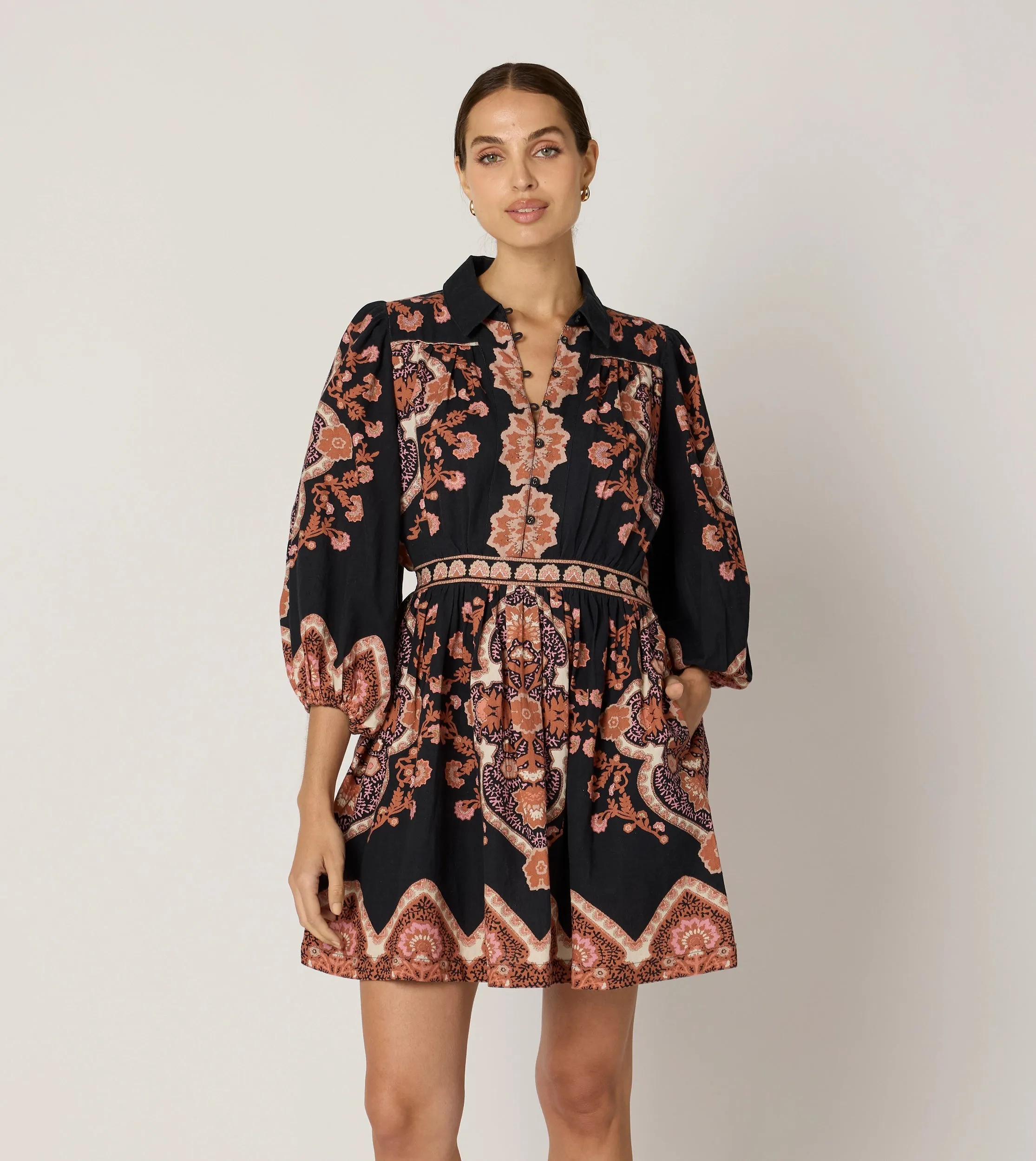 Form Flow Leigh Mini Dress | Dark Lagos