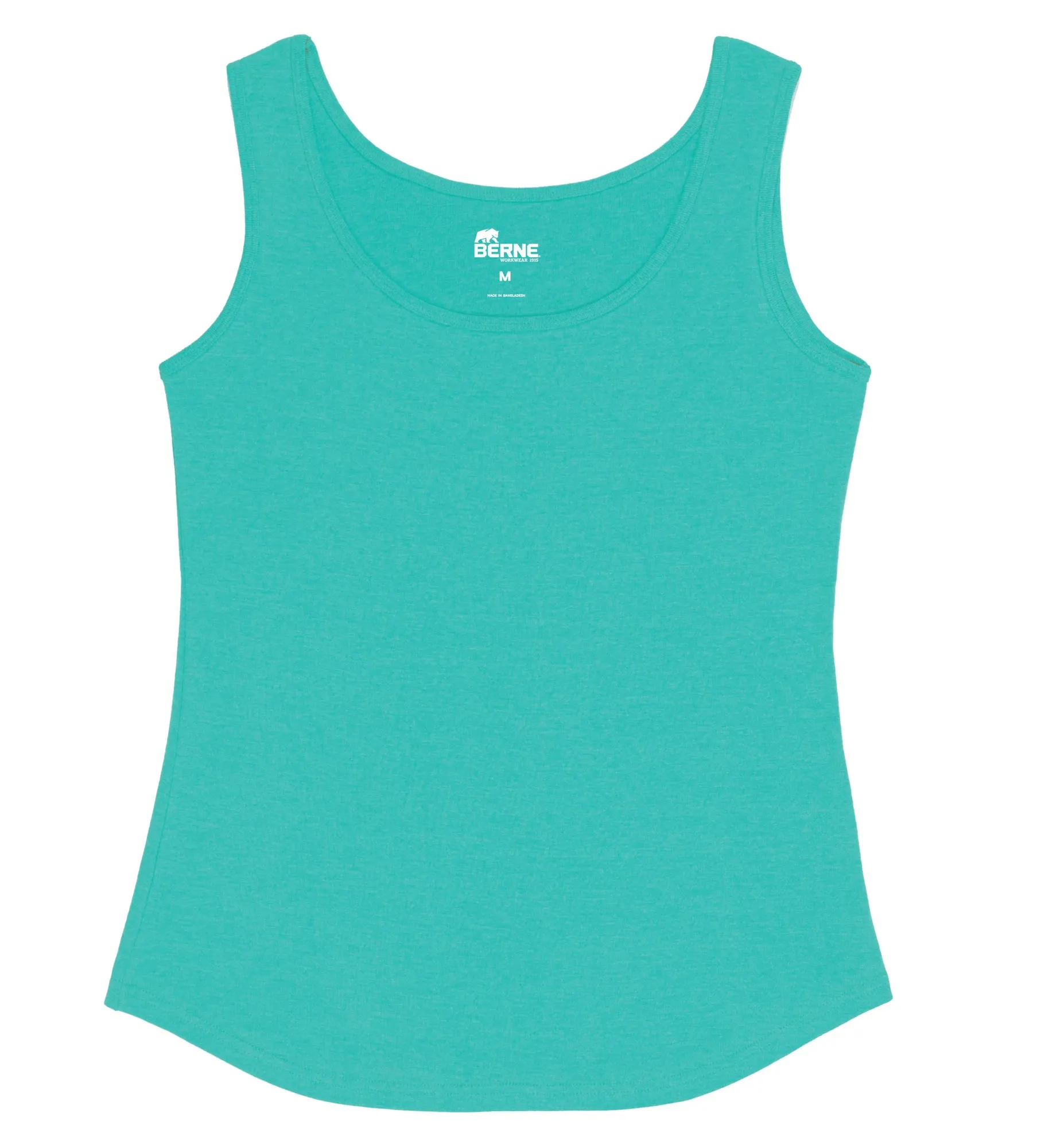 Berne Aqua Cotton Blend Ladies Lightweight Performance Tank S/L Short Sleeve