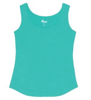 Fade Resistant Dye Berne Aqua Cotton Blend Ladies Lightweight Performance Tank S/L Berne Aqua Cotton Blend Ladies Lightweight Performance Tank S/L Short Sleeve