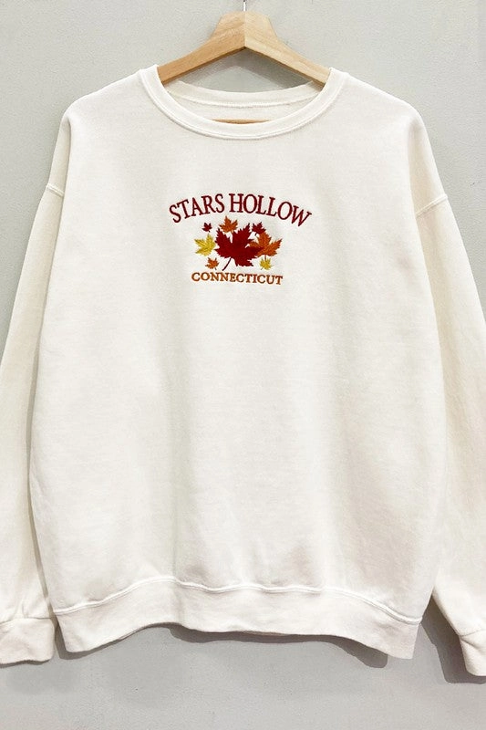 Stars Hollow Embroidered Sweatshirt S-XL QuickDry Material