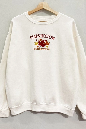 FadeResistantTreatment Stars Hollow Embroidered Sweatshirt S-XL Stars Hollow Embroidered Sweatshirt S-XL QuickDry Material