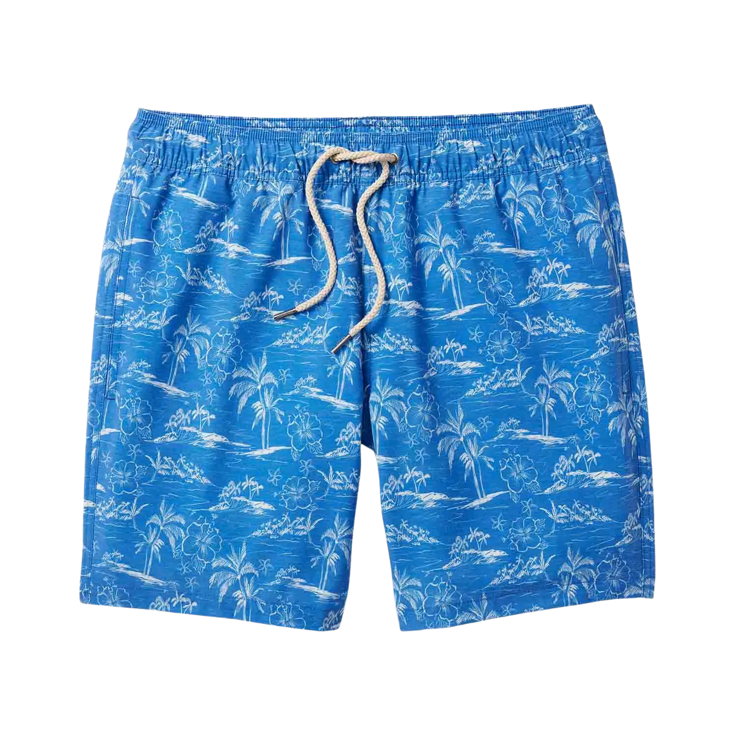 Fair Harbor Men's The Bayberry Swim Trunk Boardshorts - Blue Island Hopper