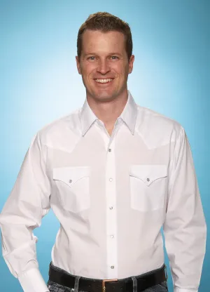 Fair trade Ely & Walker Mens Solid White Western Shirt L/S Poly/Cotton Tall Ely & Walker Mens Solid White Western Shirt L/S Poly/Cotton Tall Runway Inspired