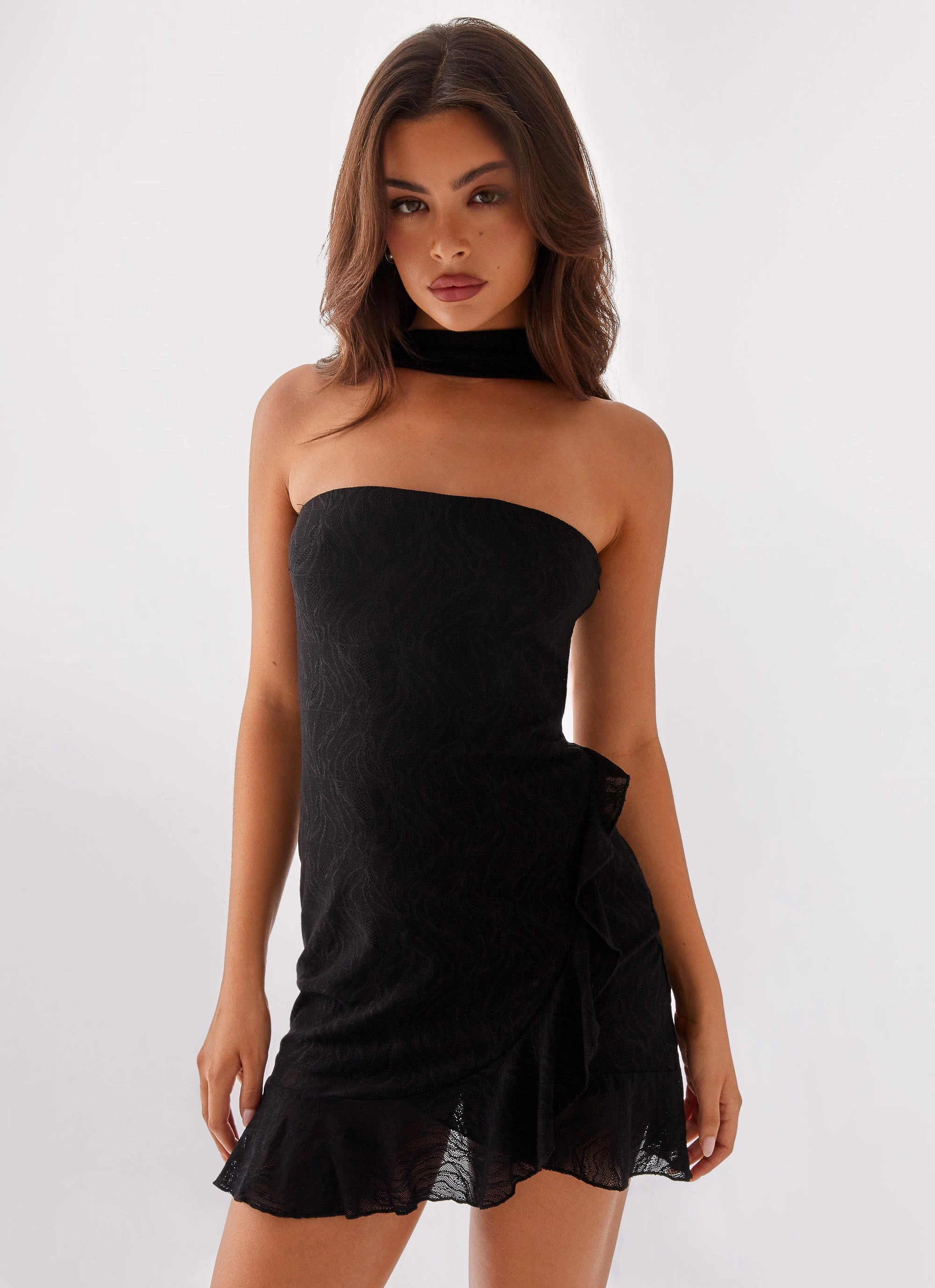 Style Base Bad Habits Mini Dress - Black