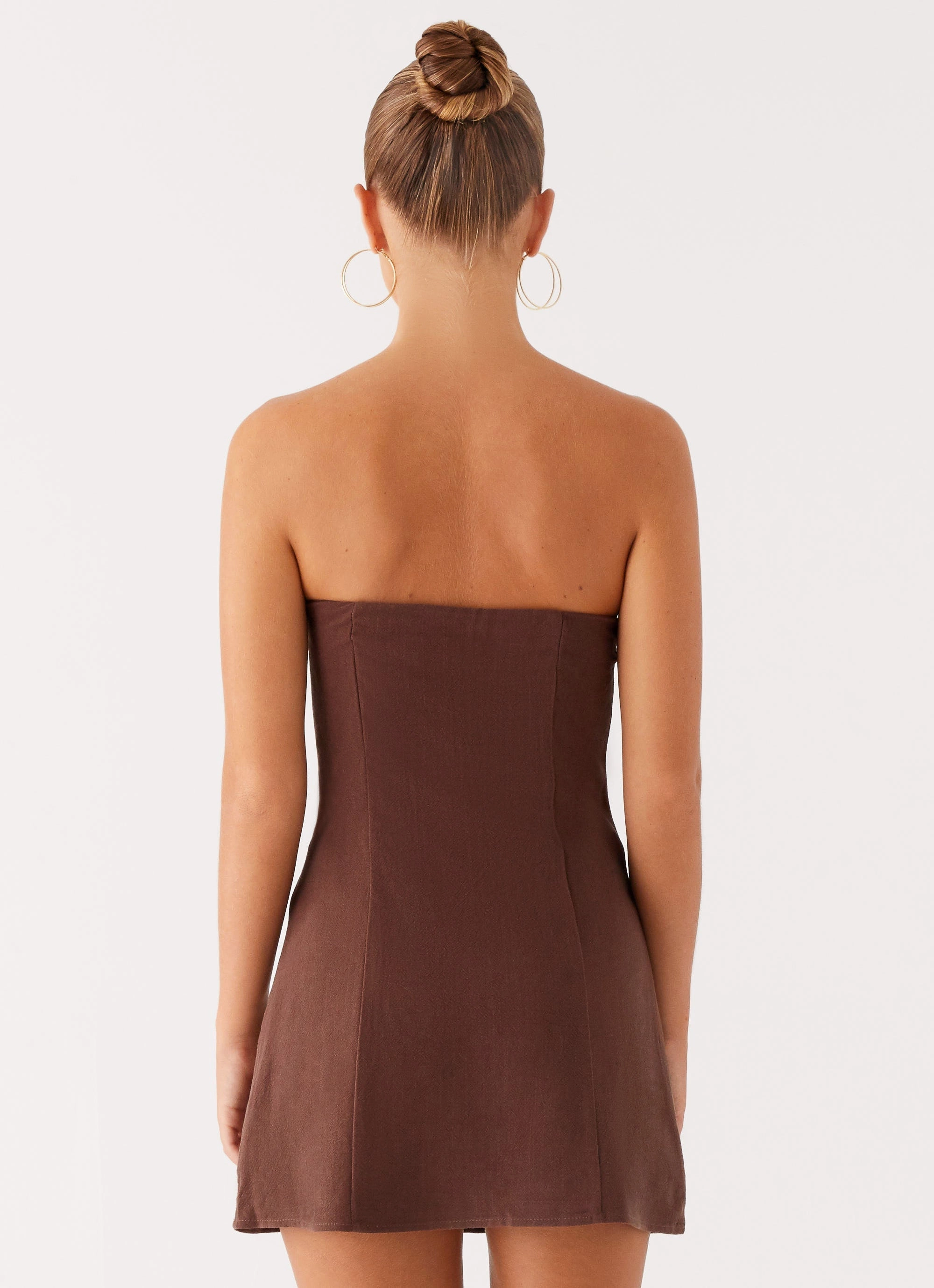 Ludo Mini Dress - Chocolate Formal Choice