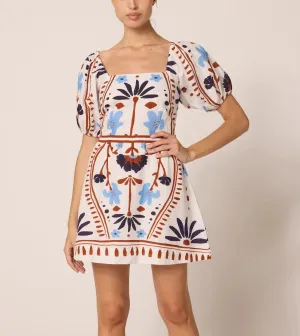 Fashionable Garment Mariana Mini Dress | Liliana Mariana Mini Dress | Liliana Fitted waist Nordic Calm