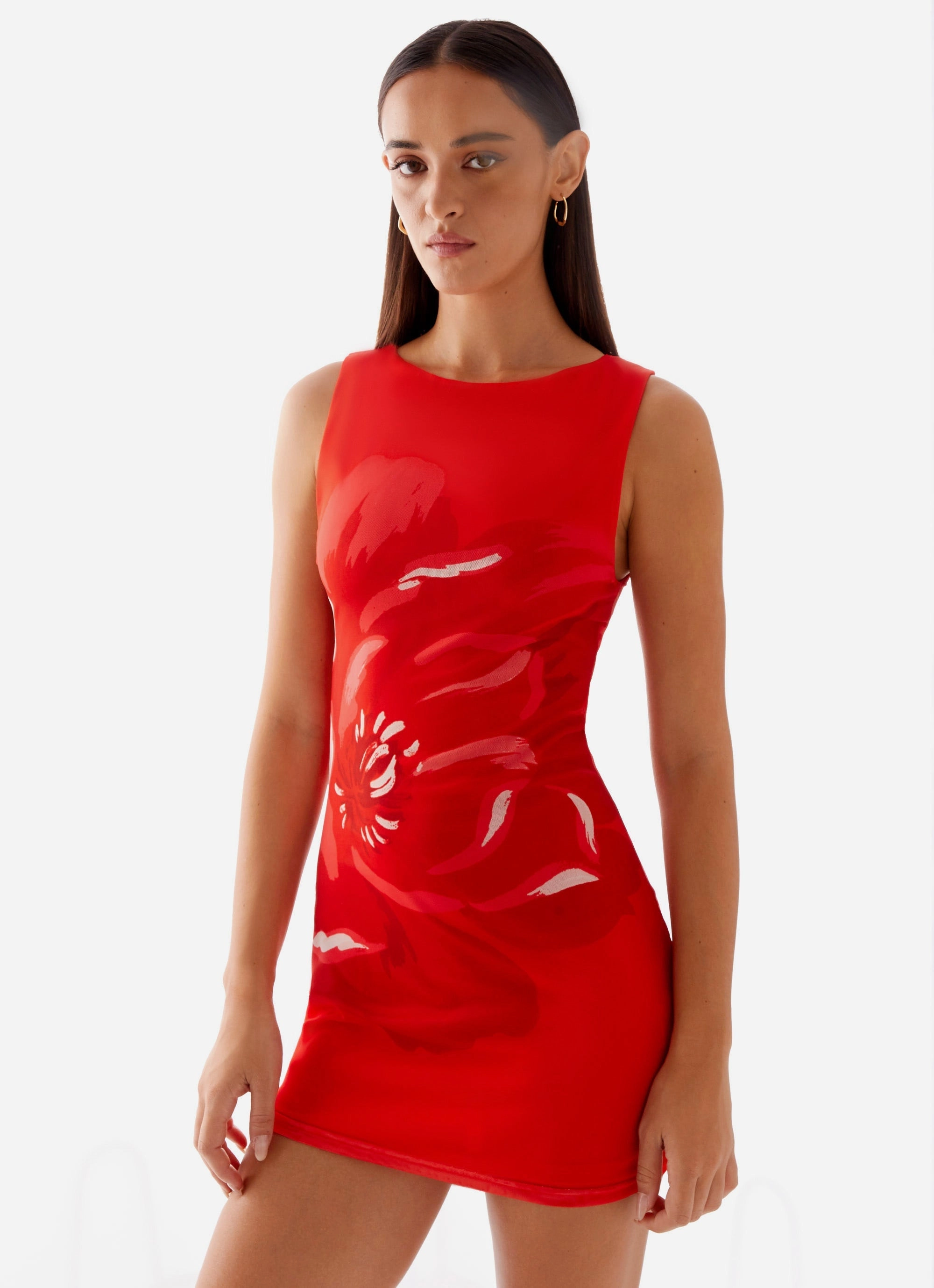 Timeless Fashion Soft Harmony Happy Hour Mini Dress - Red