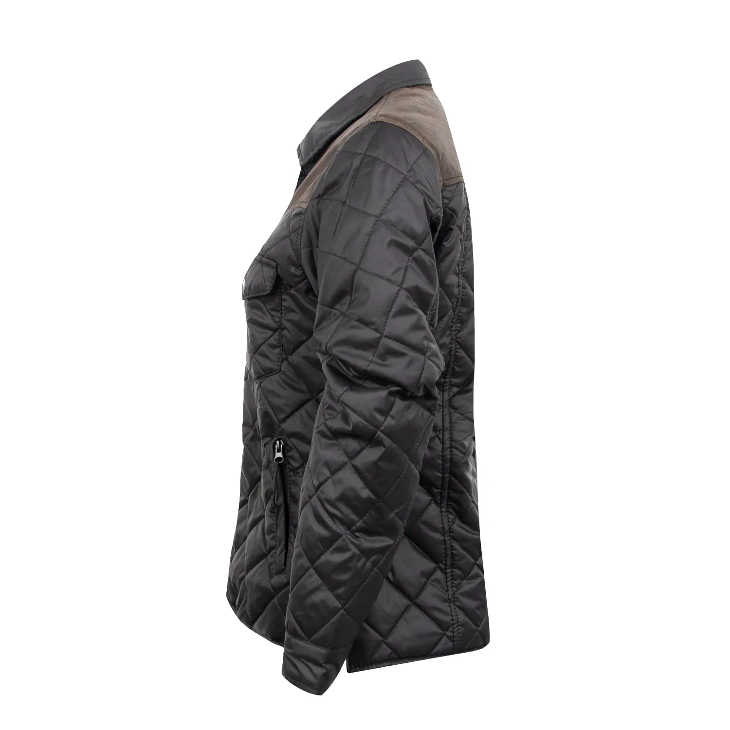 STS Ranchwear Womens Ransom Black 100% Polyester Softshell Jacket Lightweight Urban Explorer Premium Quality