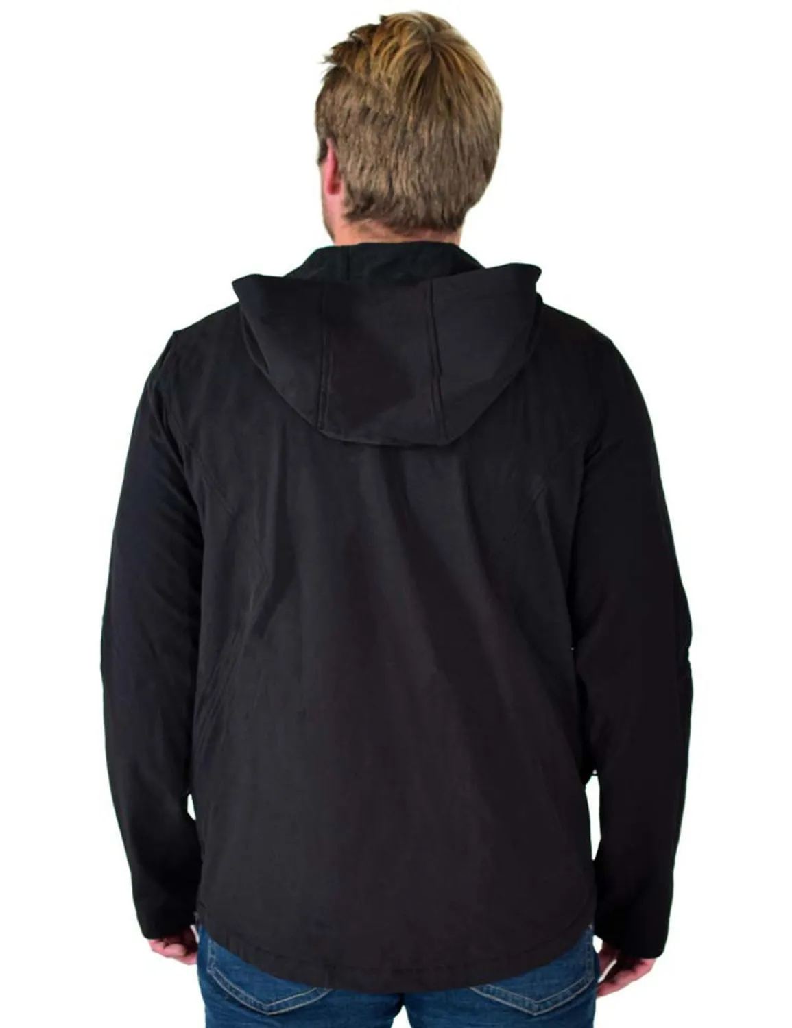 Cowgirl Tuff Womens Pullover Zip Black Cotton Blend Hoodie Softened Texture