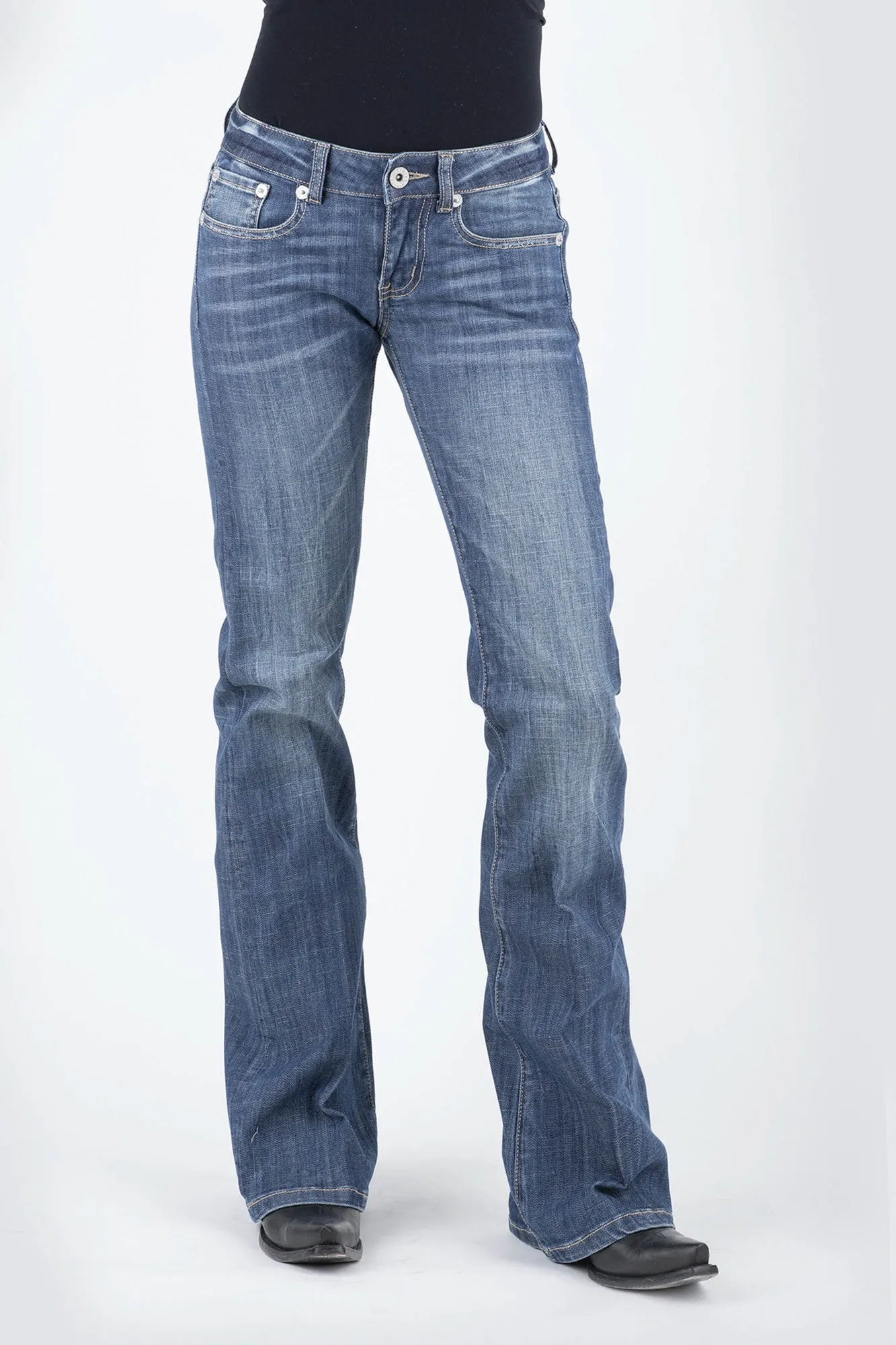 Stetson Womens Blue Cotton Blend 816 Half Circle Jeans Trend Setter Chill Outfit Student Outfit Stylish Adult Fashion