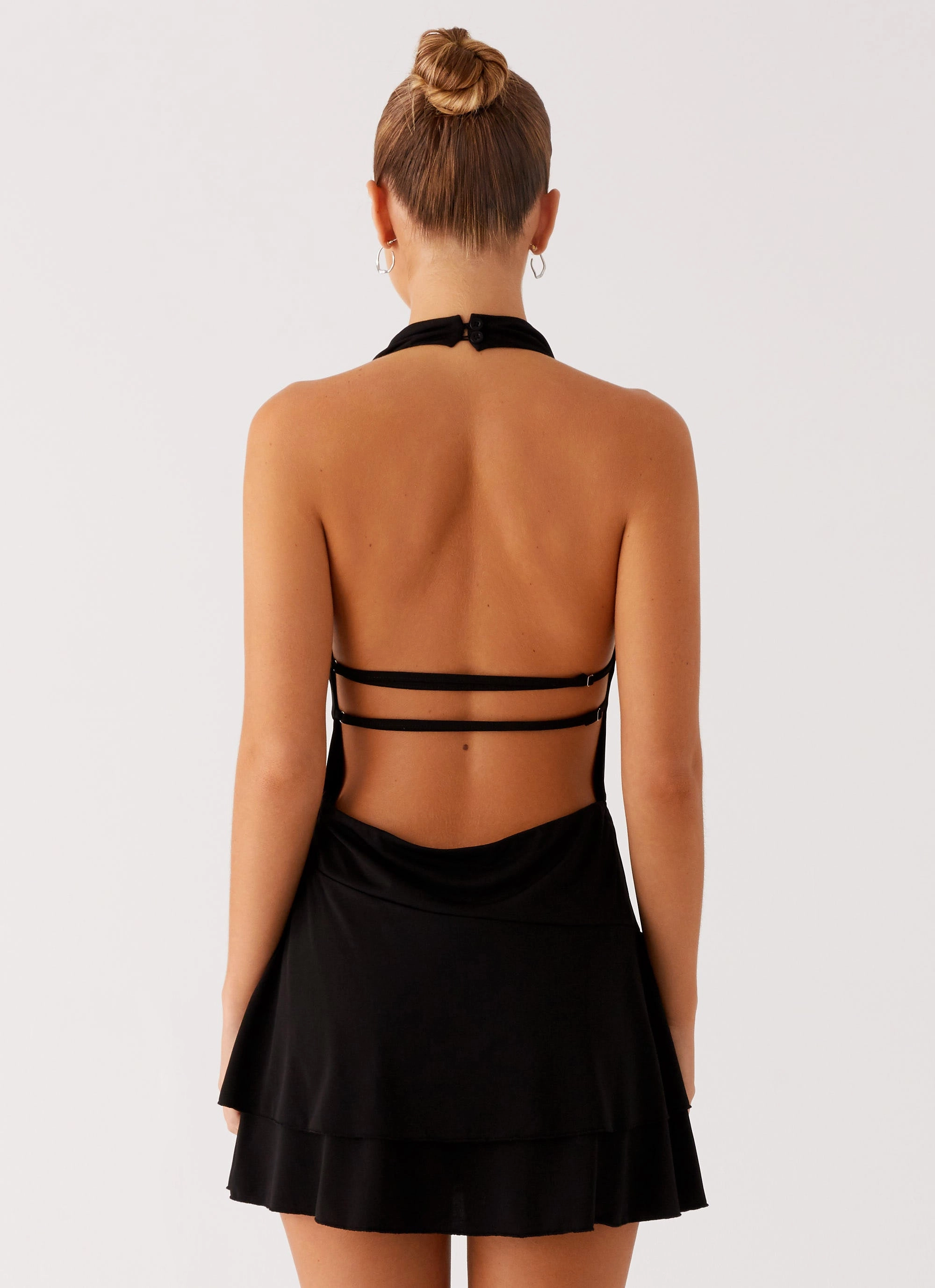 Travel-Style Feel Good Mini Dress - Black