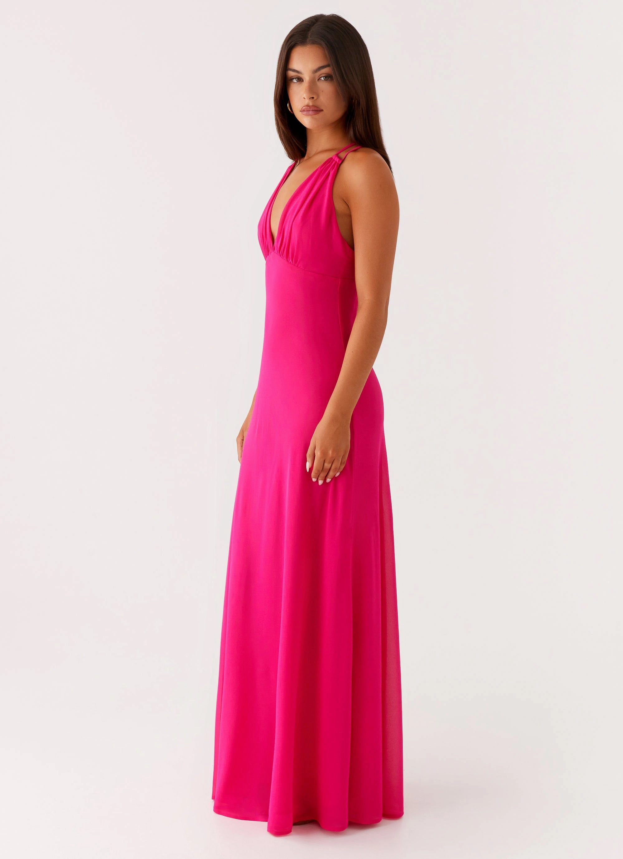 Warm Soft Kacia Maxi Dress - Fuchsia