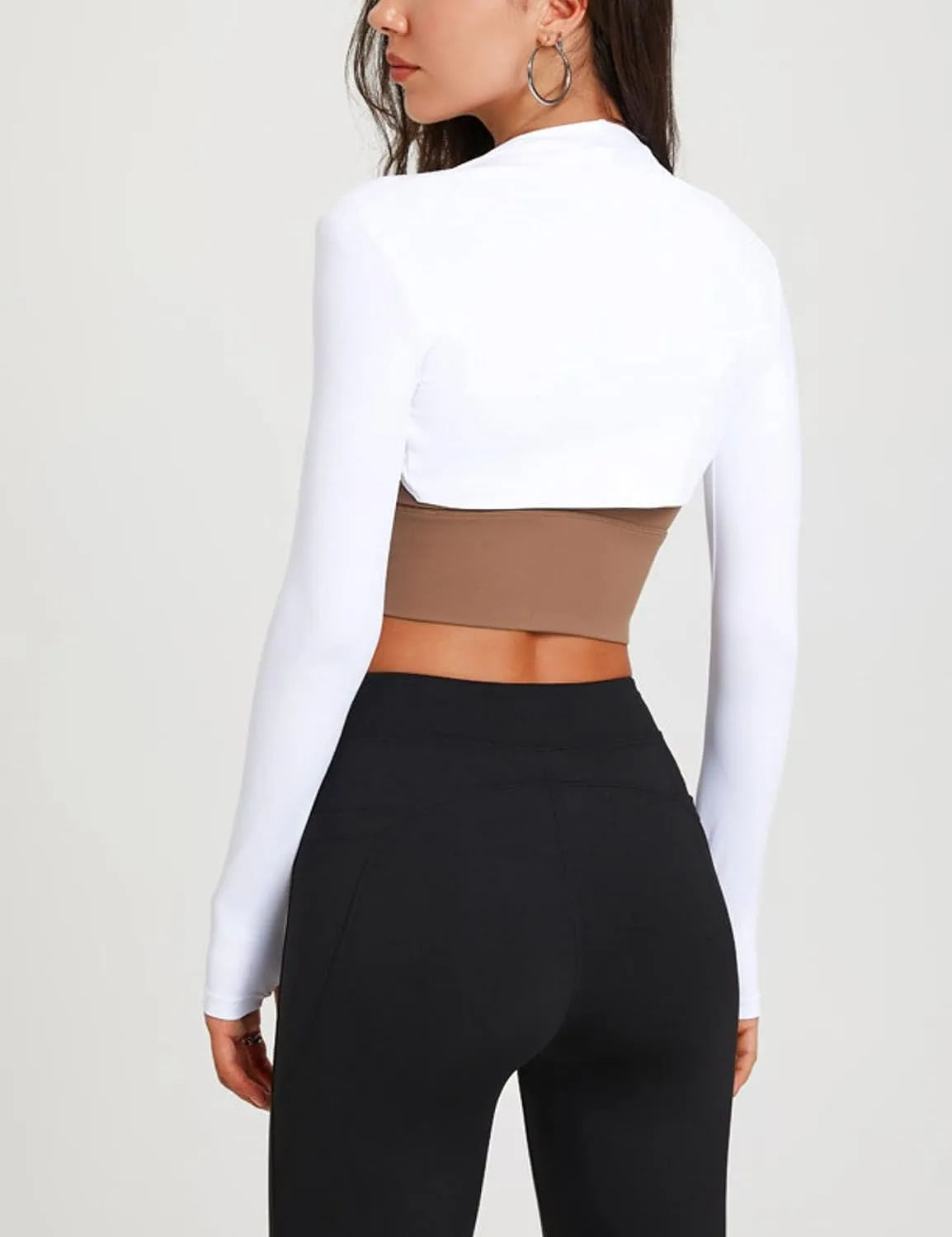 FindThy Womens Casual Open Front Bolero Cooling Shawl Arm Sleeve Crop Top Shrug Covers