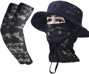 Fishing Hat Men Women Balaclava Face Mask Arm Sleeves Ski Mask Full Sleeves fisherman hat sun hat beach hat hiking