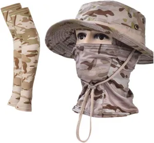 Fishing Hat Men Women Balaclava Face Mask Arm Sleeves Ski Mask Full Sleeves fisherman hat sun hat beach hat hiking