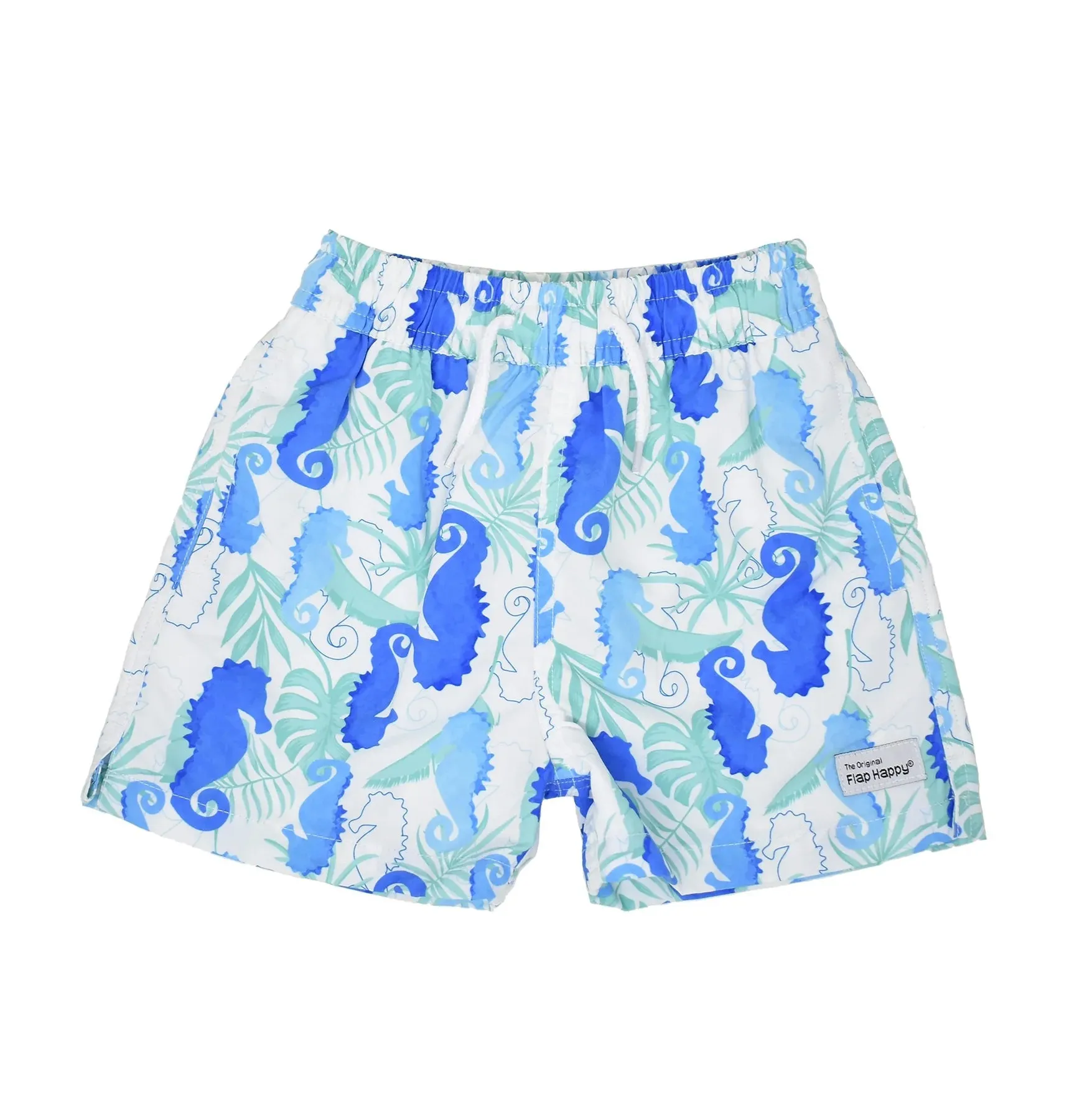 Flap Happy- Wesley Trunks (Seahorse Reef, 2-6Y)